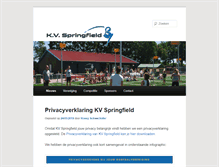 Tablet Screenshot of kvspringfield.nl